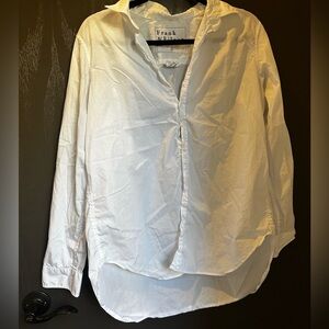Frank and Eileen Frank White Button Down L